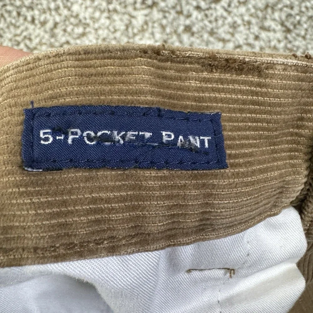 Vineyard Vines Corduroy Pants Men's 32x30 Brown The‎ 5 Pocket Pant Preppy Cotton